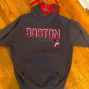 Boston U Terriers Hoodie size L